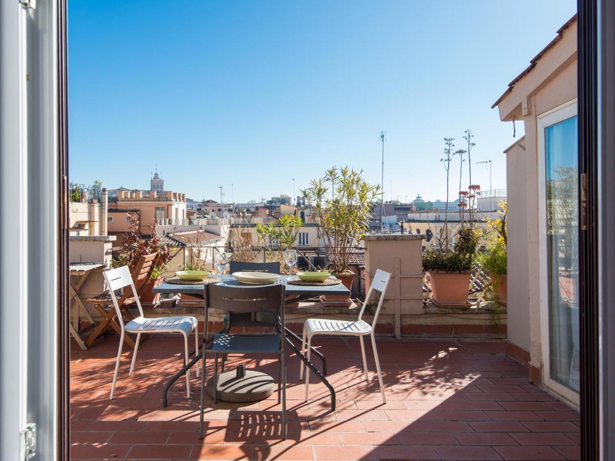 Ferienwohnung Spanish Steps Amazing Terrace Rom Exterior foto